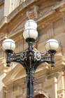 Rabat, Malta. Old street lamp in front of the Basilica of St. Pauls Art Print